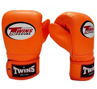 Тренировочные снарядные перчатки Twins Special (TBGL-3F orange)